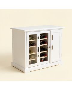 Aguayo Bar With Wine Storage (synthetic illustration; no displayed measurements)