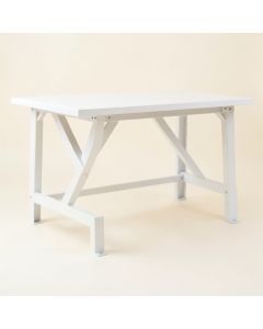 Aspen Bridge Empty Workshop Workbench - White (synthetic illustration; no displayed measurements)