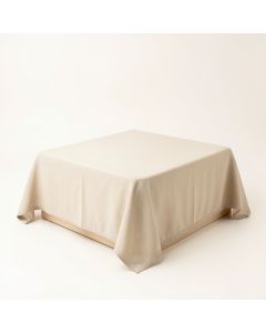 Elm Crest Flat Bed Sheet - Beige (synthetic illustration; no displayed measurements)