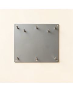 Harbor Branch Empty Wall-Mounted Tool Organizer Panel - Gray (synthetic illustration; no displayed measurements)
