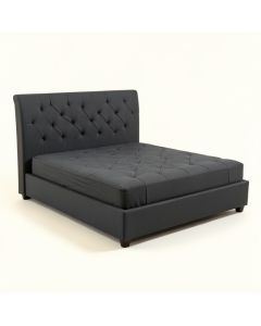 Koeppe King Tufted Upholstered Low Profile Storage Platform Bed (synthetic illustration; no displayed measurements)