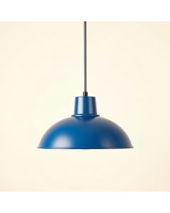 Ridge Brook Pendant Light Suspended From One Plain Cable - Blue (synthetic illustration; no displayed measurements)