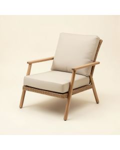 Cureton Outdoor Patio Chair With Cushions (synthetic illustration; no displayed measurements)