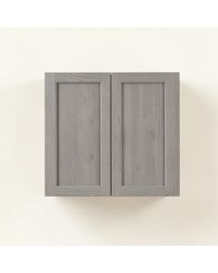 Ridge Edge Wall-Mounted Entry Cabinet - Gray (synthetic illustration; no displayed measurements)