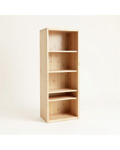 Oak Bluff Narrow Cubby Tower - Beige (synthetic illustration; no displayed measurements)