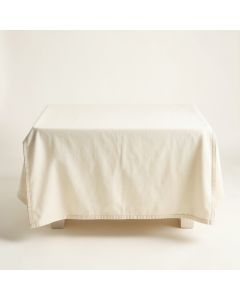 Laurel Edge Flat Bed Sheet - Ivory (synthetic illustration; no displayed measurements)