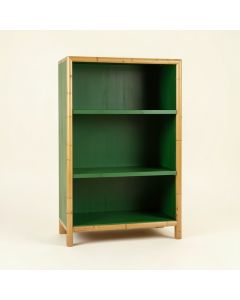 Alder Edge Freestanding Bookcase - Green (synthetic illustration; no displayed measurements)