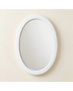 Flint Canyon Framed Wall Mirror - White (synthetic illustration; no displayed measurements)