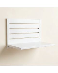 Shore Dale Wall-Mounted Entryway Organizer Shelf - White (synthetic illustration; no displayed measurements)