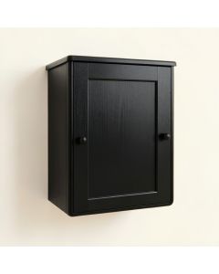 Slate Bluff Wall-Mounted Laundry Cabinet - Black (synthetic illustration; no displayed measurements)