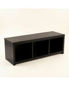 Moss Bluff Shoe Storage Bench - Black (synthetic illustration; no displayed measurements)