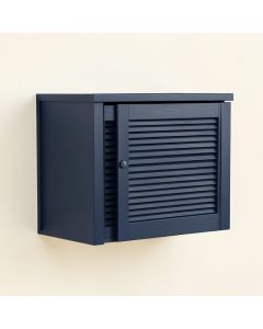 Heath Bluff Wall-Mounted Entry Cabinet - Navy (synthetic illustration; no displayed measurements)