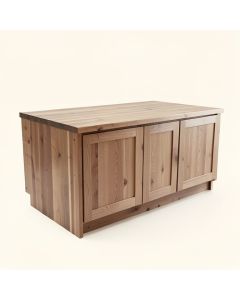 Haslingden 3 Piece Kitchen Island Set With Butcher Block (synthetic illustration; no displayed measurements)