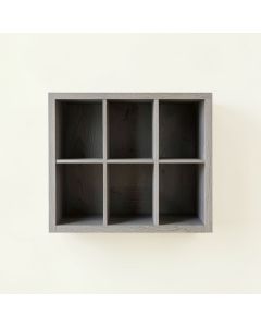 Glen Bend Empty Mug-Storage Cabinet Insert - Gray (synthetic illustration; no displayed measurements)