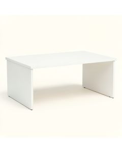 Lake Brook Desktop Monitor Riser - White (synthetic illustration; no displayed measurements)