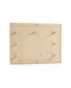 Sage Canyon Empty Wall-Mounted Tool Organizer Panel - Beige (synthetic illustration; no displayed measurements)