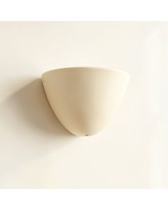 Holly Canyon Wall Sconce Mounted On A Plain Wall - Ivory (synthetic illustration; no displayed measurements)