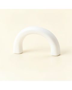 Cliff Branch Cabinet Handle Without Packaging - White (synthetic illustration; no displayed measurements)