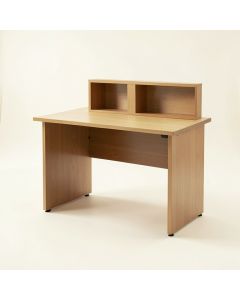 Rossville Floating Desk With Hutch (synthetic illustration; no displayed measurements)