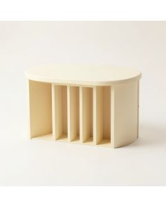 Cedar Canyon Shoe Storage Bench - Cream (synthetic illustration; no displayed measurements)