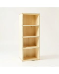 Clay Branch Narrow Cubby Tower - Cream (synthetic illustration; no displayed measurements)
