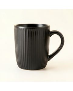 Rowan Branch Ceramic Mug - Black (synthetic illustration; no displayed measurements)
