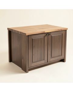 Elenis Ottawa Kitchen Island With Butcher Block Top (synthetic illustration; no displayed measurements)