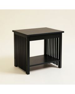 Shore Bluff Small Writing Desk - Black (synthetic illustration; no displayed measurements)