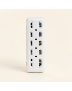 8-Outlet Surge Protector Power Strip (synthetic illustration; no displayed measurements)