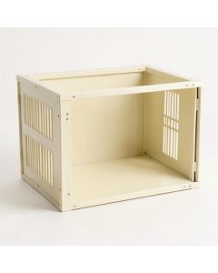 Vale Dell Empty Furniture-Style Pet Crate - Cream (synthetic illustration; no displayed measurements)