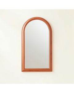 Maple Bridge Framed Wall Mirror - Terracotta (synthetic illustration; no displayed measurements)