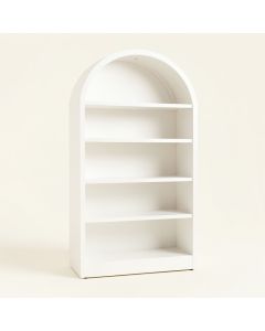 Linden Crossing Freestanding Bookcase - White (synthetic illustration; no displayed measurements)