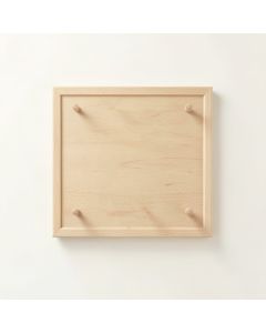 Alder Brook Empty Wall-Mounted Tool Organizer Panel - Beige (synthetic illustration; no displayed measurements)