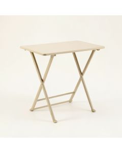 Slate Dale Compact Balcony Table - Beige (synthetic illustration; no displayed measurements)