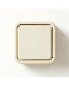 Reed Edge Wall-Mounted Entry Cabinet - Ivory (synthetic illustration; no displayed measurements)