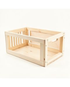 Briar Dell Empty Furniture-Style Pet Crate - Ivory (synthetic illustration; no displayed measurements)