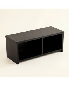 Pine Bridge Shoe Storage Bench - Black (synthetic illustration; no displayed measurements)
