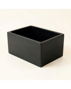 Shore Bluff Empty Furniture-Style Litter Enclosure - Black (synthetic illustration; no displayed measurements)
