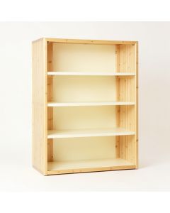 Linden Falls Freestanding Bookcase - Cream (synthetic illustration; no displayed measurements)