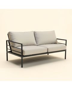 Pablo 79.5 '' Wide Outdoor Patio Sofa With Cushions (synthetic illustration; no displayed measurements)