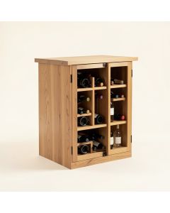 Waleska Bar With Wine Storage (synthetic illustration; no displayed measurements)