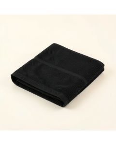 Maple Crest Bath Towel - Black (synthetic illustration; no displayed measurements)