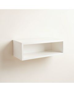 Pine Brook Wall-Mounted Shelf - White (synthetic illustration; no displayed measurements)