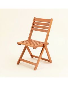 Moss Bluff Folding Outdoor Chair - Terracotta (synthetic illustration; no displayed measurements)