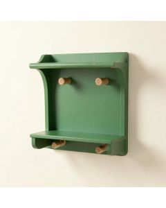 Reed Dell Wall-Mounted Entryway Organizer Shelf - Green (synthetic illustration; no displayed measurements)