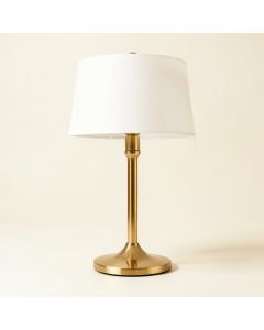 Roselyn 20 '' Gold/Clear Table Lamp (synthetic illustration; no displayed measurements)