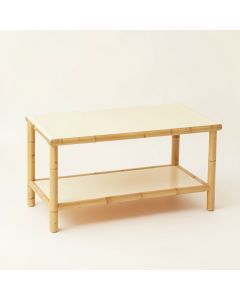 Pine Canyon Indoor Bench - Cream (synthetic illustration; no displayed measurements)