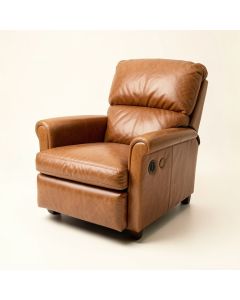 Mary 30 '' Wide Genuine Leather Manual Standard Recliner (synthetic illustration; no displayed measurements)