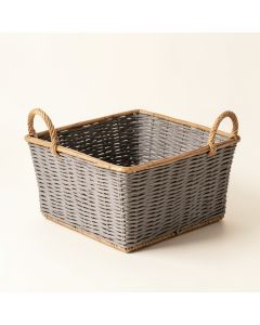 Hazel Bluff Empty Storage Basket - Gray (synthetic illustration; no displayed measurements)