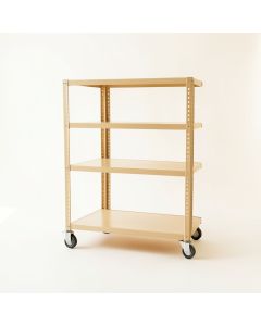 Wren Dale Empty Rolling Workshop Cart - Beige (synthetic illustration; no displayed measurements)